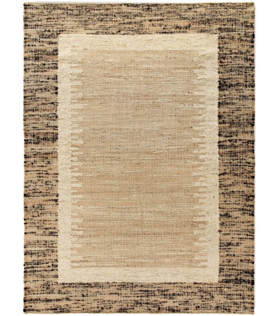 ALFOMBRA 270 X 210 ALPARRA YUTE LANA Y ALGODON TONOS MARRONES