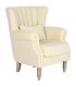 SILLON 79 X 59 BREJAS BOUCLE BLANCO ROTO MADERA NATURAL