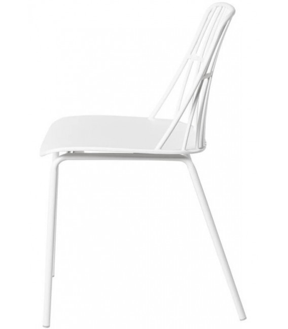 SILLA 46 X 66 RAMPLIO METAL Y POLIPROPILENO COLOR BLANCO