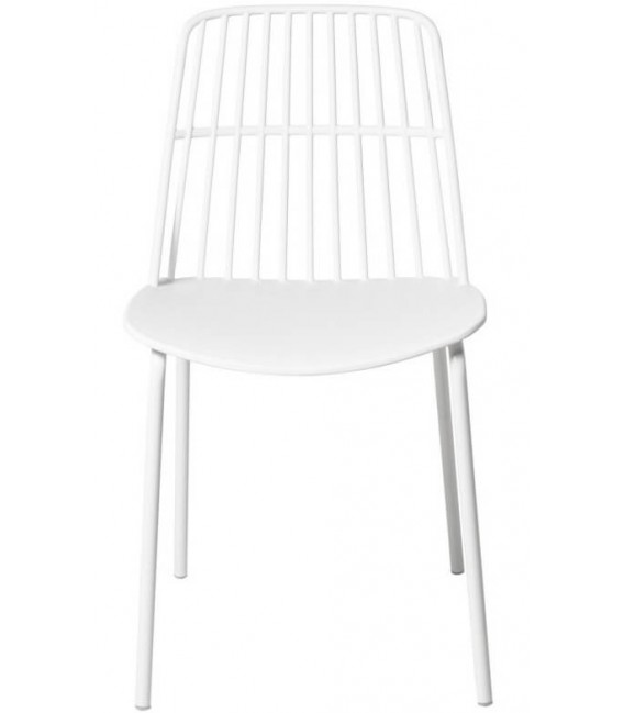 SILLA 46 X 66 RAMPLIO METAL Y POLIPROPILENO COLOR BLANCO