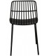 SILLA 46 X 66 RAMPLIO METAL Y POLIPROPILENO COLOR NEGRO