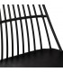 SILLA 46 X 66 RAMPLIO METAL Y POLIPROPILENO COLOR NEGRO