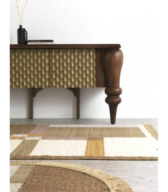 ALFOMBRA 240 X 180 GUATEQUE ALGODON TONOS OCRES