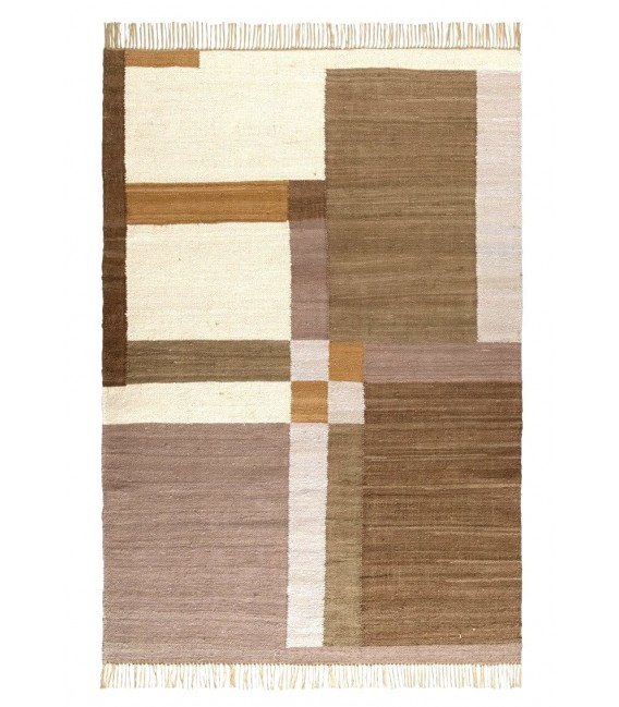 ALFOMBRA 240 X 180 GUATEQUE ALGODON TONOS OCRES