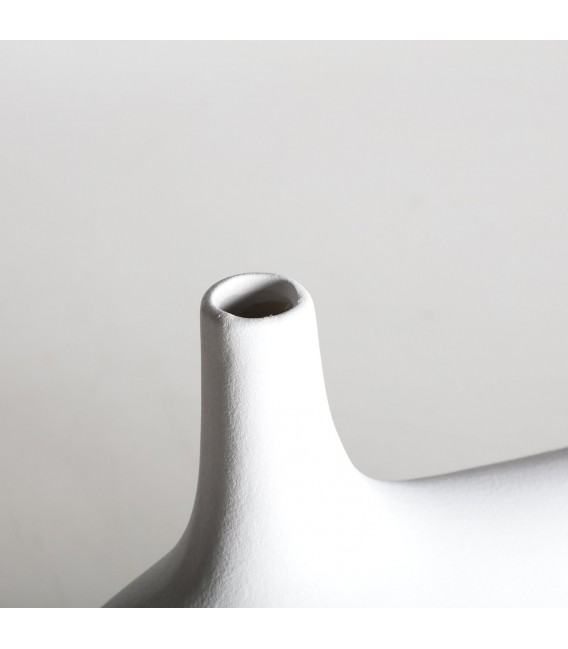 JARRON 32 X 10 ZICK CERAMICA COLOR BLANCO