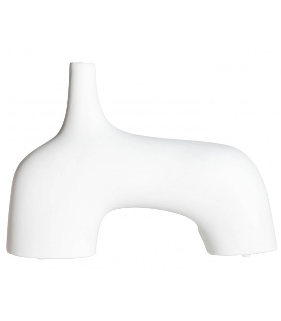 JARRON 32 X 10 ZICK CERAMICA COLOR BLANCO