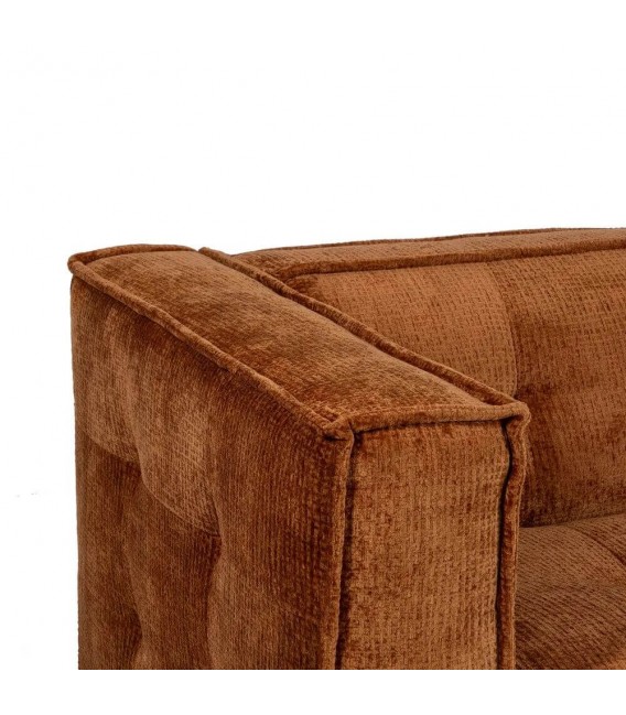 SOFA 3 PLAZAS 218 X 106 SIBARIS COLOR TEJA