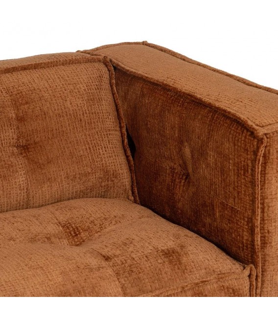 SOFA 3 PLAZAS 218 X 106 SIBARIS COLOR TEJA