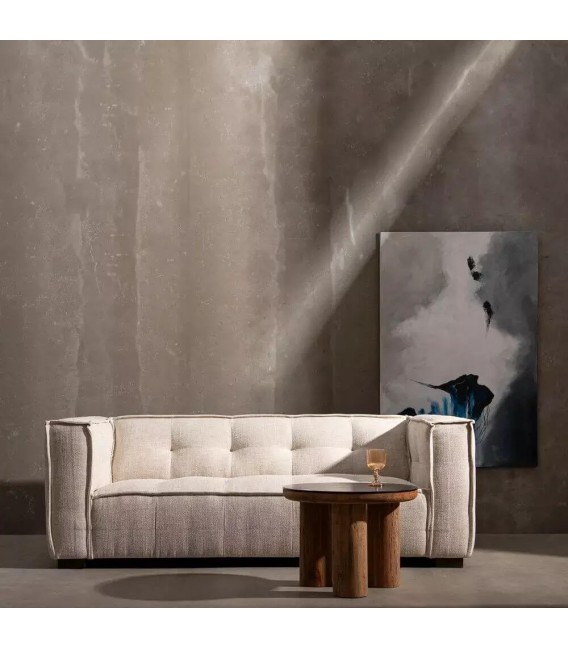 SOFA 3 PLAZAS 218 X 106 SIBARIS COLOR BLANCO ROTO