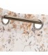 VISILLO BARRA 140 X 260 FLOLIE TEJIDO IMPRESO BLANCO GRIS Y TEJA
