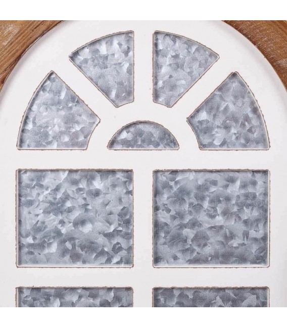 APARADOR 90 X 35 PRUNTEO MADERA NATURAL Y BLANCA