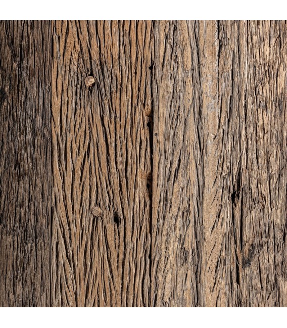 Armario alacena colonial alto de pino envejecido y hierro forjado. 3