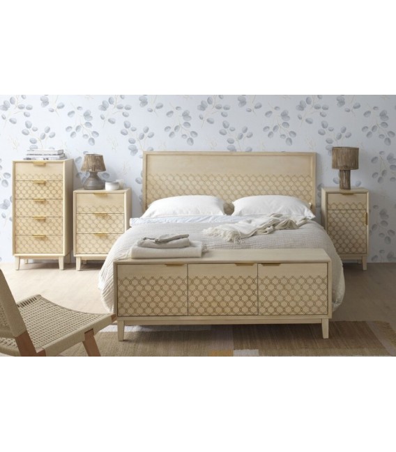 CABECERO 185 X 60 BASTIAN MADERA NATURAL LABRADA