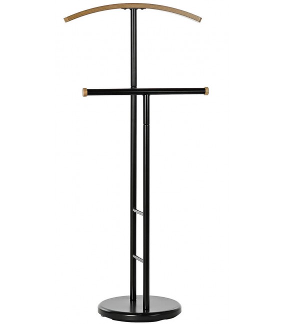 GALAN DE NOCHE 46 X 28 HOSTEL METAL NEGRO MADERA NATURAL