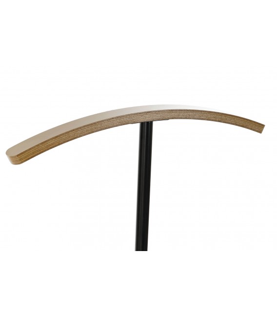 GALAN DE NOCHE 46 X 28 HOSTEL METAL NEGRO MADERA NATURAL