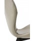 SILLA 51 X 58 PRETAR METAL NEGRO POLIPIEL COLOR BEIGE