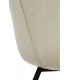 SILLA 51 X 58 PRETAR METAL NEGRO POLIPIEL COLOR BEIGE