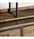 LIBRERIA 180 X 48 X 231 GLAVIAN MADERA NATURAL METAL TEXTURADO OXIDO