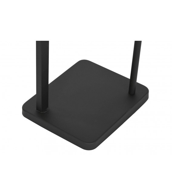 PERCHERO DE PIE 20 X 20 X 172 CLUNE METAL NEGRO MADERA CEREZO