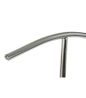 GALAN DE NOCHE 48 X 28 X 106 YUSTE METAL CROMADO PLATA