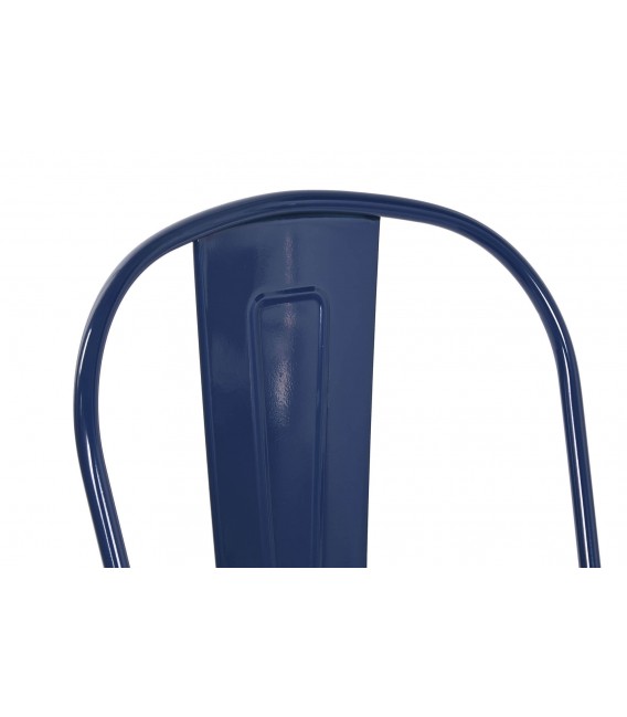 SILLA APILABLE 45 X 48 X 86 TRATAR METAL AZUL