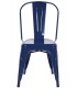 SILLA APILABLE 45 X 48 X 86 TRATAR METAL AZUL
