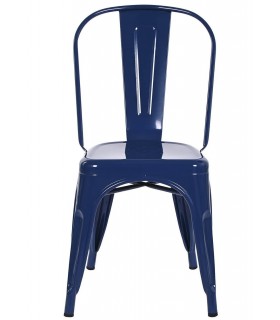 SILLA APILABLE 45 X 48 X 86 TRATAR METAL AZUL