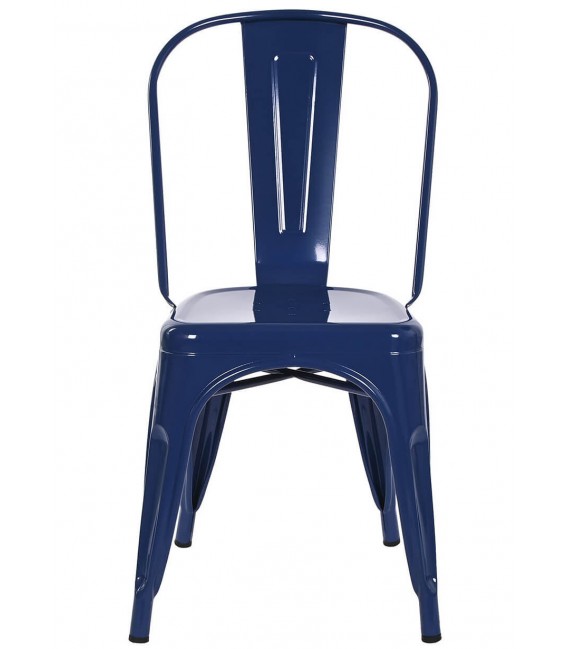 SILLA APILABLE 45 X 48 X 86 TRATAR METAL AZUL