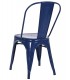 SILLA APILABLE 45 X 48 X 86 TRATAR METAL AZUL