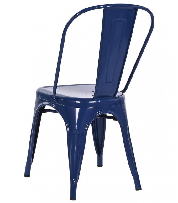 SILLA APILABLE 45 X 48 X 86 TRATAR METAL AZUL