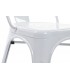 SILLA APILABLE 45 X 48 X 86 TRATAR METAL BLANCA
