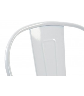 SILLA APILABLE 45 X 48 X 86 TRATAR METAL BLANCA