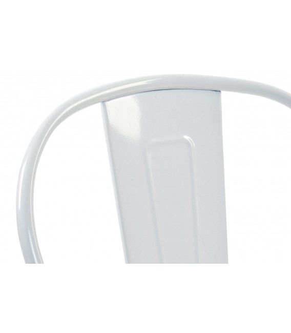 SILLA APILABLE 45 X 48 X 86 TRATAR METAL BLANCA