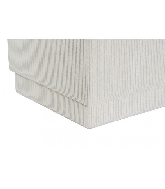 BANCO PIE DE CAMA 100 X 40 X 40 MLODA PANA BLANCO ROTO