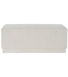 BANCO PIE DE CAMA 100 X 40 X 40 MLODA PANA BLANCO ROTO
