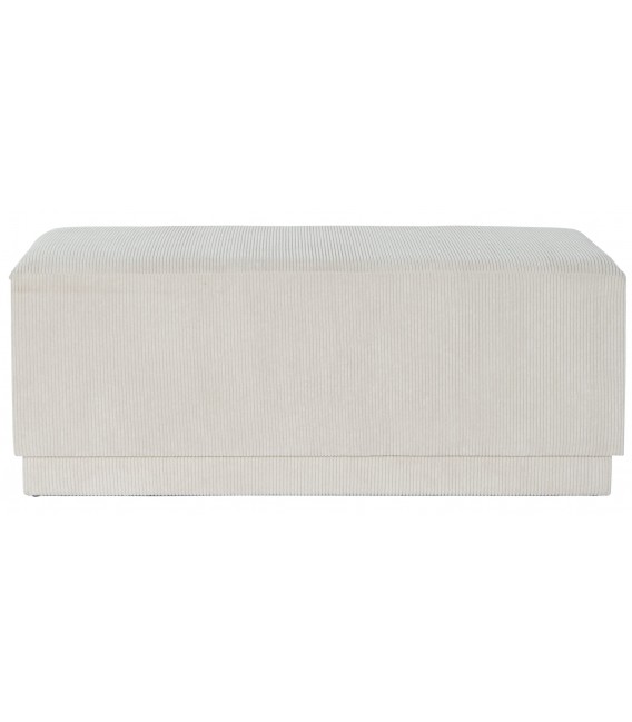 BANCO PIE DE CAMA 100 X 40 X 40 MLODA PANA BLANCO ROTO