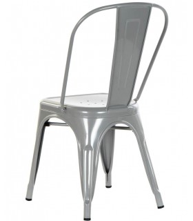 SILLA APILABLE 45 X 48 X 86 TRATAR METAL GRIS