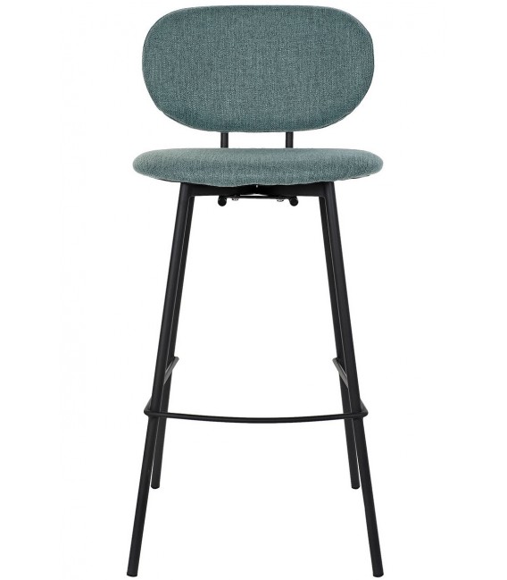 TABURETE 50 X 46 X 101 FLETA METAL NEGRO TEXTIL VERDE