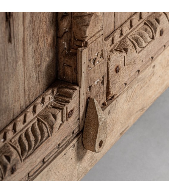 ARMARIO ALACENA 92 X 42 X 193 SOCKEN MADERA NATURAL METAL OXIDO