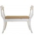 BANQUETA 90  X 46 X 78 CISNE MADERA BLANCO ROZADO
