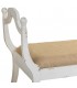 BANQUETA 90  X 46 X 78 CISNE MADERA BLANCO ROZADO
