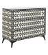 COMODA 100 X 40 X 85 TUSLEO MADERRA NEGRA HUESO NATURAL