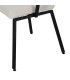 SILLA 43 X 55 X 78 TRANTRAN METAL NEGRO TELA COLOR CRUDO
