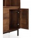 LIBRERIA 60 X 30 X 160 LUSANA MADERA MANGO COLOR NOGAL