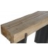 CONSOLA 120 X 35 X 82 DUMPLI MADERA NATURAL METAL GRIS