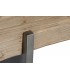 CONSOLA 120 X 35 X 82 DUMPLI MADERA NATURAL METAL GRIS