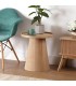 MESITA AUXILIAR 45 Ø X 50 OAK MADERA MDF IMITACION ROBLE