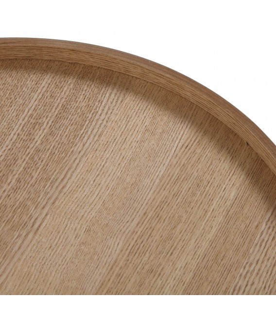 MESITA AUXILIAR 45 Ø X 50 OAK MADERA MDF IMITACION ROBLE