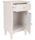 MESITA DE NOCHE 46 X 33 X 74 NAIKE MADERA BLANCO ROZADO