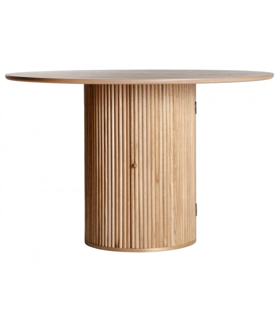 MESA DE COMEDOR 120 Ø X 77 SKAGEN MADERA NATURAL